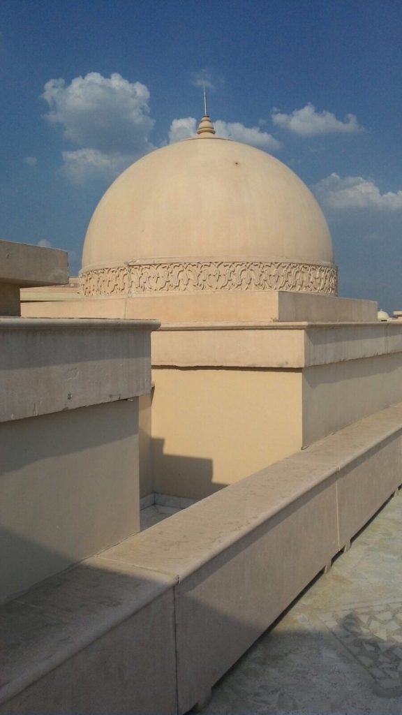 Decorative GFRC dome