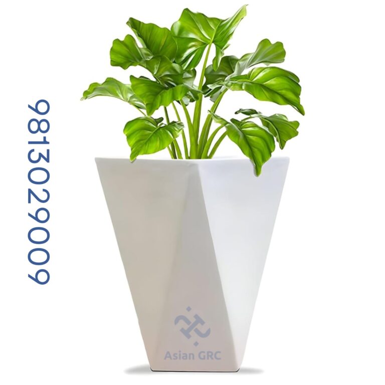 Diamond shape FRP planter