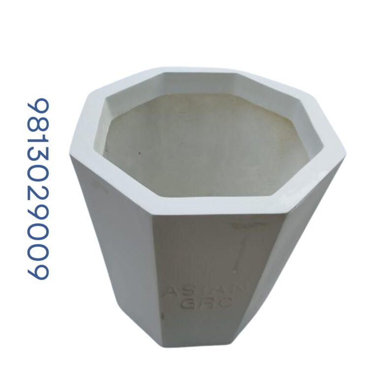 Decorative FRP planter top view
