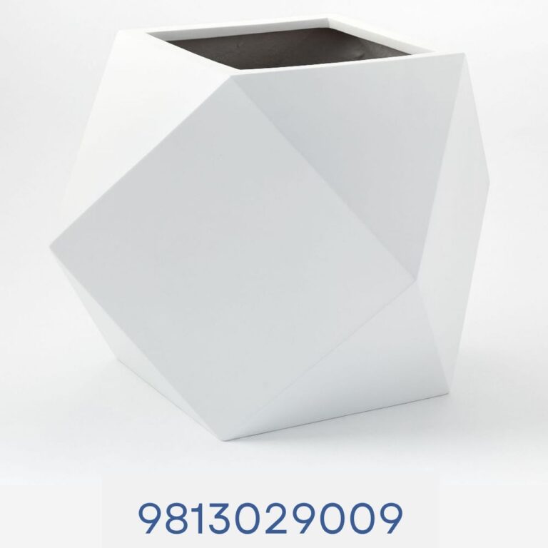 Hexagon modern FRP planter